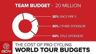 The Cost Of Pro Cycling  World Tour Team Budgets  Tour De France 2014 [upl. by Halimeda]