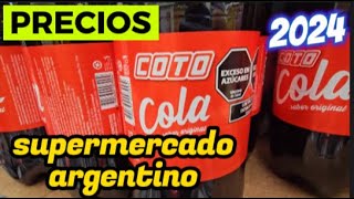 Asi estan los precios en el supermercado de argentina [upl. by Lerrad]