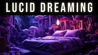 Lucid Dreaming Binaural Beats Hypnosis To Enter REM Sleep Cycle Fast  Black Screen Sleep Music [upl. by Wendall]