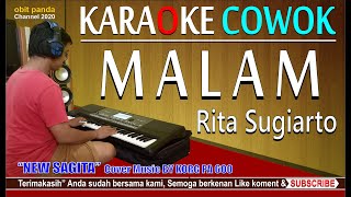 MALAM  COWOK VERSION KARAOKE COVER [upl. by Aprilette792]