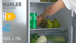 Refrigerator Mühler No Frost – NFC180IE [upl. by Cleopatre]