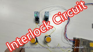 RelayContactor interlock circuit wiring [upl. by Eiralam]