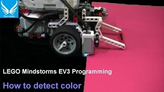 EV3 Programming 13 How to detect color Using Color Sensor [upl. by Lenssen741]