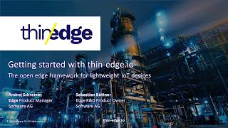 Demo  Getting started with thinedgeio  the open edge framework for lightweight IoT devices [upl. by Knute865]