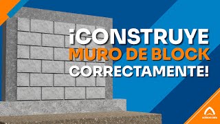 Cómo construir un Muro de Block en 5 sencillos pasos [upl. by Dlonyer]