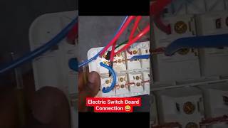 Make a Switch Board Connection Just 1 Minut 👷▶️  Wire to Switch Board [upl. by Etakyram]