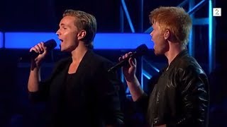 Når Himmelen Faller Ned  Audun Rensel amp Pål Rake  The Voice Norge  Norway 2013  Det snør HD [upl. by Musihc]