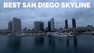 Travel Photography San Diego skyline Embarcadero Marina Park [upl. by Kenay473]