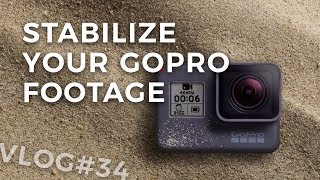 GOPRO STABILIZATION  Better than Reelsteady GO [upl. by Annyahs416]