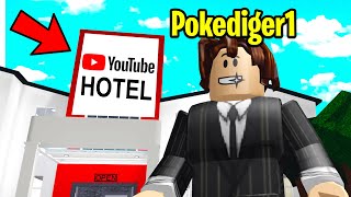 I Made A FAKE YOUTUBER Hotel To TRAP Youtubers Roblox Bloxburg [upl. by Levesque10]