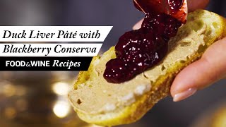 Creamy Duck Liver Pâté  Food amp Wine Recipe [upl. by Edrock]