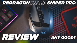 Redragon M801P Wireless Gaming Mouse Review  Best Wireless Mouse for Gaming [upl. by Ardnuas880]