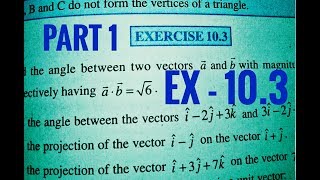 12 th NCERT Mathematics Vector Algebra  EXERCISE 1031 to 10 QuesSolutionPathshala Hindi [upl. by Nennahs296]