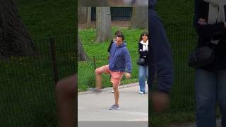 kicking a fart into another dimension 😲😂 shorts funny fartprank [upl. by Gnen]