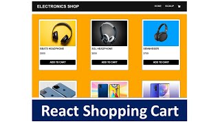 React Shopping Cart in 2022  Using Hooks and React Router [upl. by Yevoc]