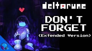 Dont Forget  Extended Version feat Malena Ramonet Deltarune Fan Lyric Cover [upl. by Bary]