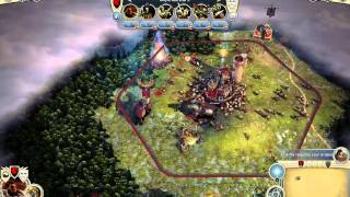 Vistazo a Age of Wonders 3 Gameplay Español [upl. by Nirihs]