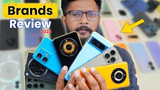 All Smartphone Brands Review in India  2023 Reality [upl. by Christmas20]