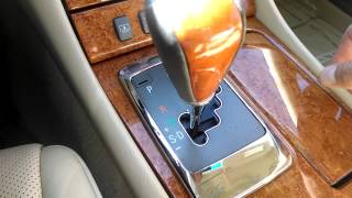 Lexus LS430 quotSquot shift Transmission Mode Explanation [upl. by Llehctim]