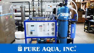 Commercial Seawater Reverse Osmosis System 1000 GPD  Mexico  wwwpureaquacom [upl. by Lamprey]