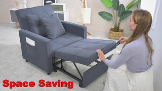 ✨ Convertible Sofa Beds for Small Spaces 2022  DURASPACE HOMCOM GIA TriFold Cynefin [upl. by Jesh687]