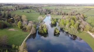 Stowe Landscape Gardens Aerial View [upl. by Remark]