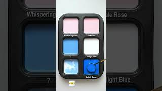 cerulean splash colors oddlysatisfying smartphone colormixing mixedcolors games [upl. by Droffilc163]