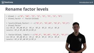 R tutorial  Using Factors in R [upl. by Nerrol]