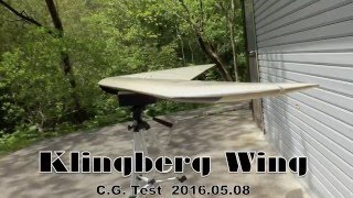 Klingberg Wing CG Test [upl. by Nanon]