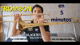 Aprende a tocar TROMBÓN en solo 5 minutos [upl. by Kreiner]