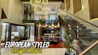 European Styled 1 Kanal Designer House For Sale in Dha Lahore [upl. by Woodrow]