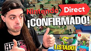 NINTENDO DIRECT de Super Nintendo World ANUNCIADO  GTA 6 en SWITCH 2  Zelda WW Listado [upl. by Kosak]