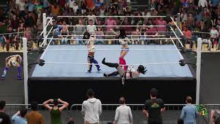 WWE 2K Stardom 8 Women Battle Royal [upl. by Anivas378]