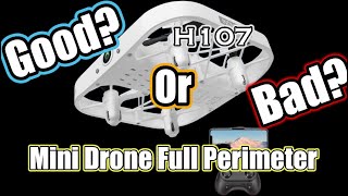 Mini Pocket Drone Toy H107H827JJH107 Review FUN [upl. by Riddle]