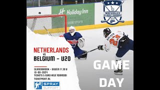 Watersley Icehockey Tournament  Netherlands U20 vs België U20 [upl. by Brine]