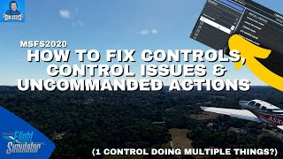 Flight Simulator 2020 How to Fix Control Input Issues keyboard bindings [upl. by Barthol]