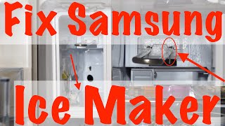 How to Fix Samsung Ice Maker [upl. by Nyliac]