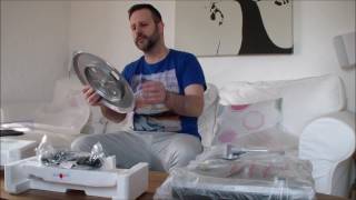 Turntable  Plattenspieler  Platine Audio Technica ATLP 120 USB Unboxing  Deutsch [upl. by Trescha635]