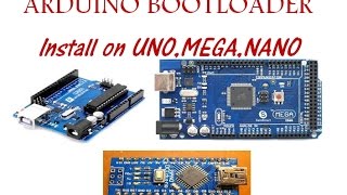 Arduino Install Bootloader on UNO MEGA NANO [upl. by Ferriter]