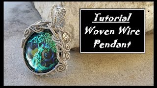 Woven Wire Pendant Tutorial [upl. by Phillips]