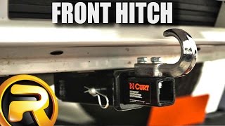 How to Install Curt Front Mount Receiver Hitch [upl. by Bran]