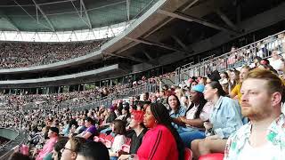 BTS Wembley D1  fans singing Mic Drop before the show [upl. by Nede]