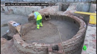 Un palacio bajo tierra la causa de la prolongación de las obras en Plaza de España Madrid [upl. by Mooney]