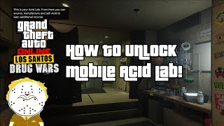 GTA Online Drug Wars DLC How To Unlock The Mobile Acid Brickade Lab [upl. by Iris]