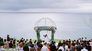 Sky at Ayana Resort Bali Wedding  Viand amp Tasya [upl. by Akenor]