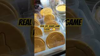 Real life Squid game street food in Korea 😮🇰🇷😋 koreanfood koreanstreetfoods korean seoul [upl. by Rachaba]