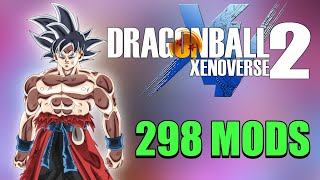 COLOQUEI 298 MODS em DRAGON BALL XENOVERSE 2 [upl. by Raab362]