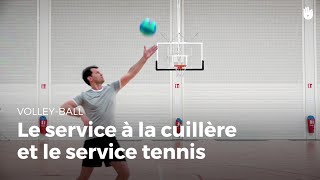 Service à la cuillère et service tennis  VolleyBall [upl. by Alemak]