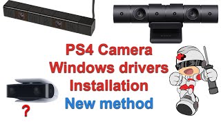 Tutorial  PS4 Camera Windows drivers Installation New method [upl. by Harlamert54]