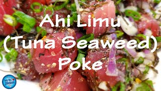 Poke Recipe  Ahi Poke with Seaweed Limu [upl. by Ecnaret605]